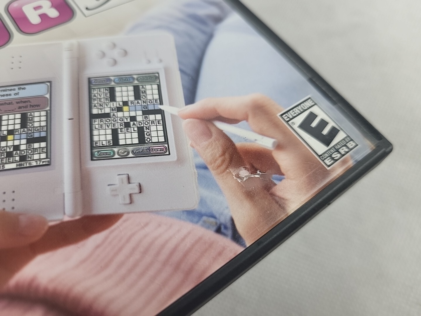 Crosswords DS (Nintendo DS, 2008) Complete W/ Manual Tested and Working