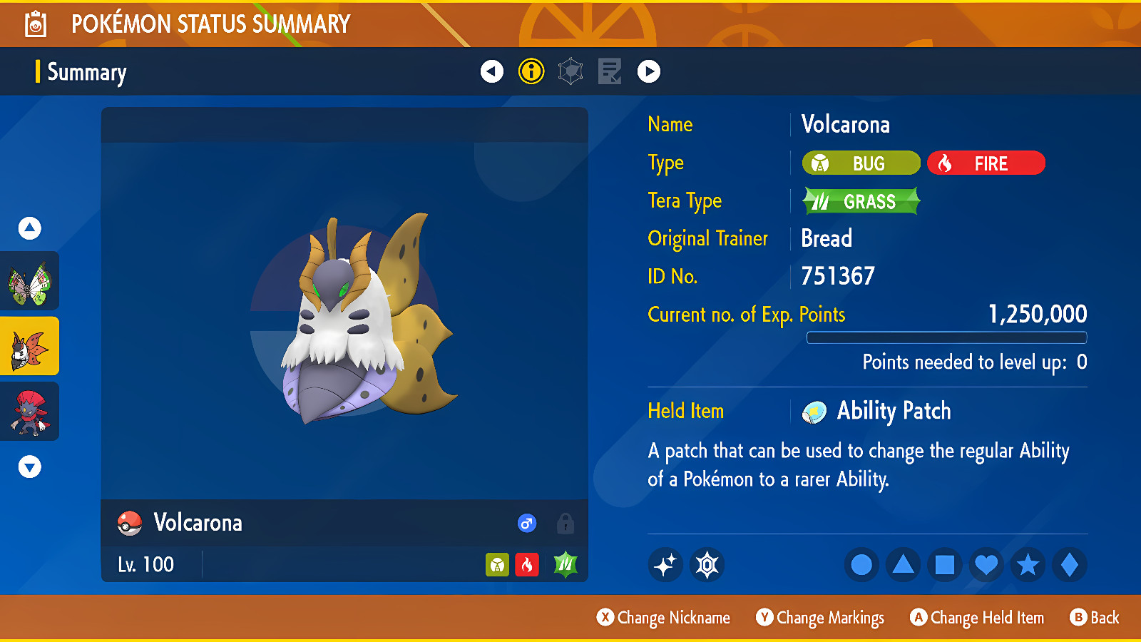 VOLCARONA ✨ SHINY 6IV ✨ Pokemon SCARLET and VIOLET lv100 Battle Ready +VGC EVs