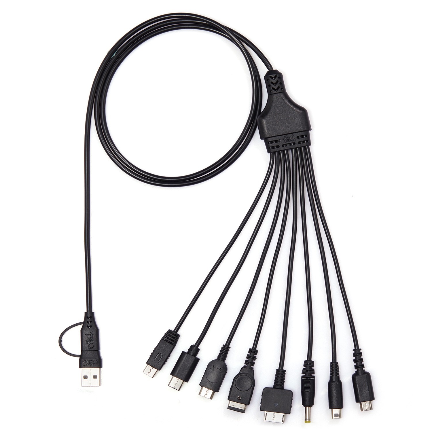 Mart Cobra – 8 in 1 Nintendo USB Charge Cable – DS 2DS 3DS Switch WiiU PSP [New]