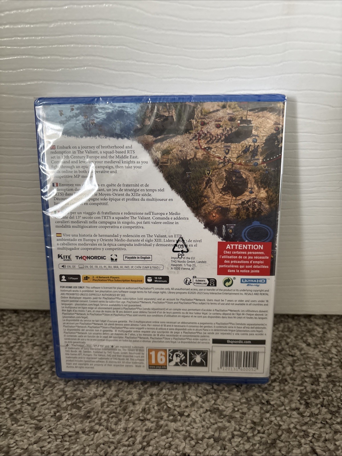 THQ Nordic The Valiant Sony PlayStation 5 PAL PEGI 16 RTS Strategy Multiplayer
