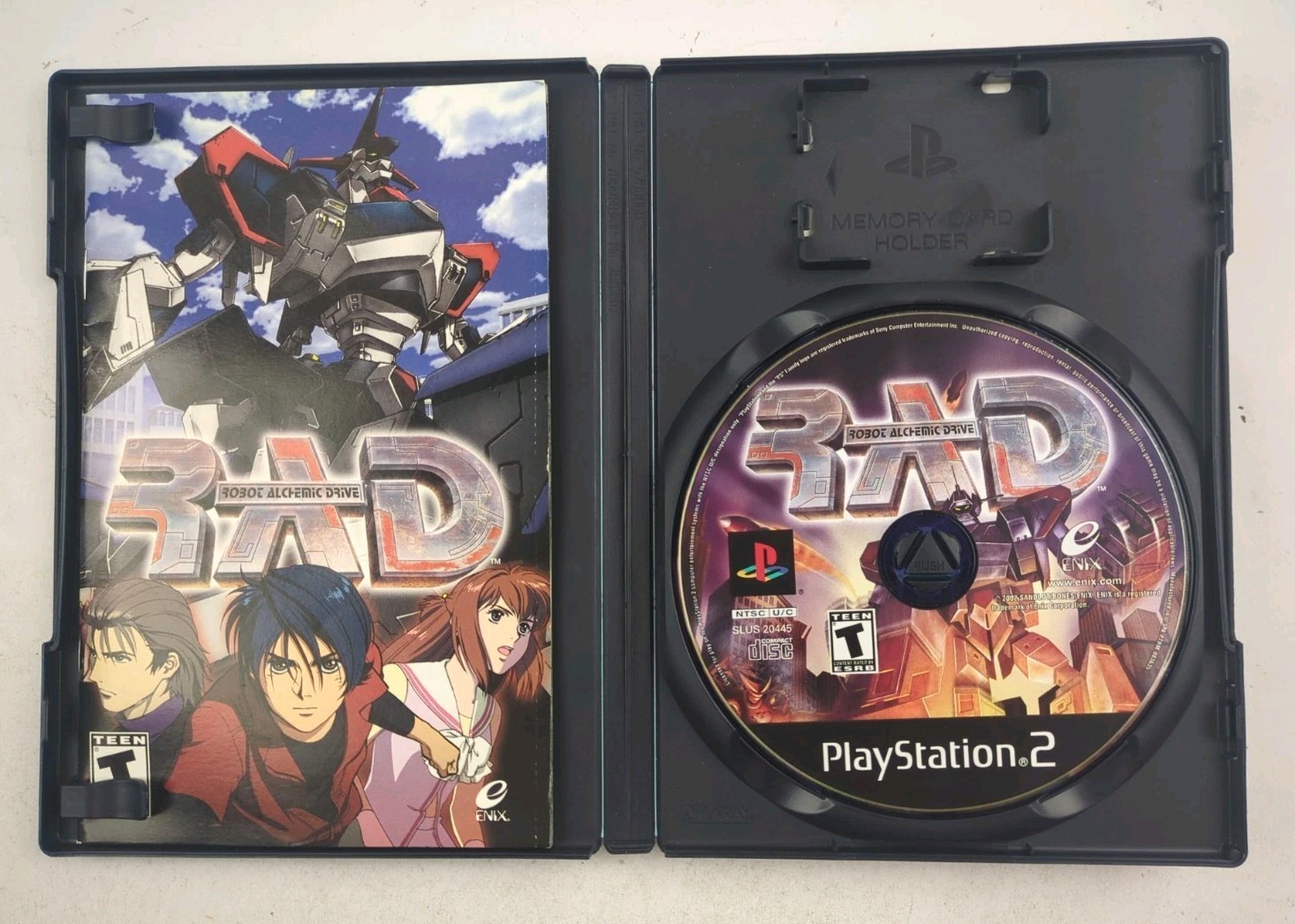 RAD Robot Alchemic Drive PS2 Complete CIB PRISTINE CONDITION W/Manual & Reg Card