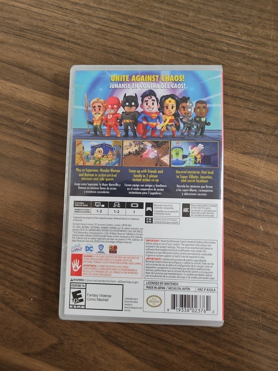 DC’s Justice League Cosmic Chaos (Nintendo Switch) New Sealed