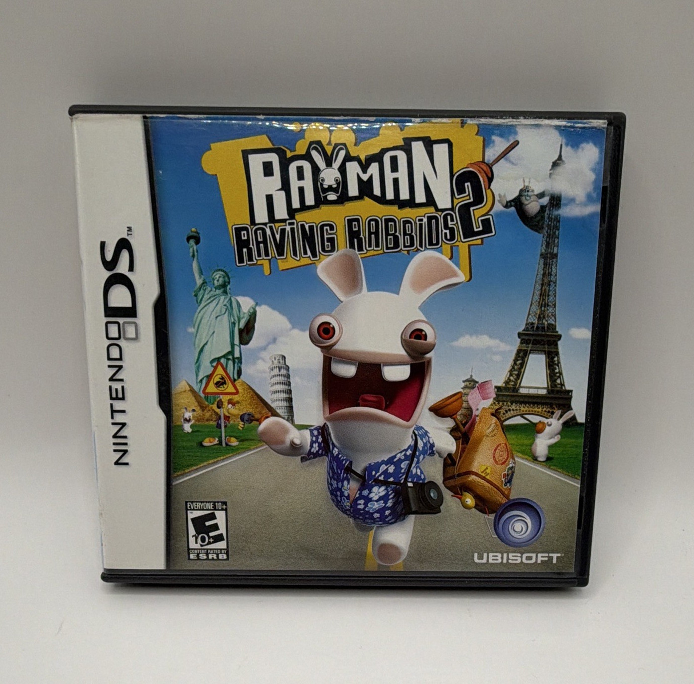 Ubisoft Rayman Raving Rabbids 2 for Nintendo DS Complete w/ Manual & Case E10+