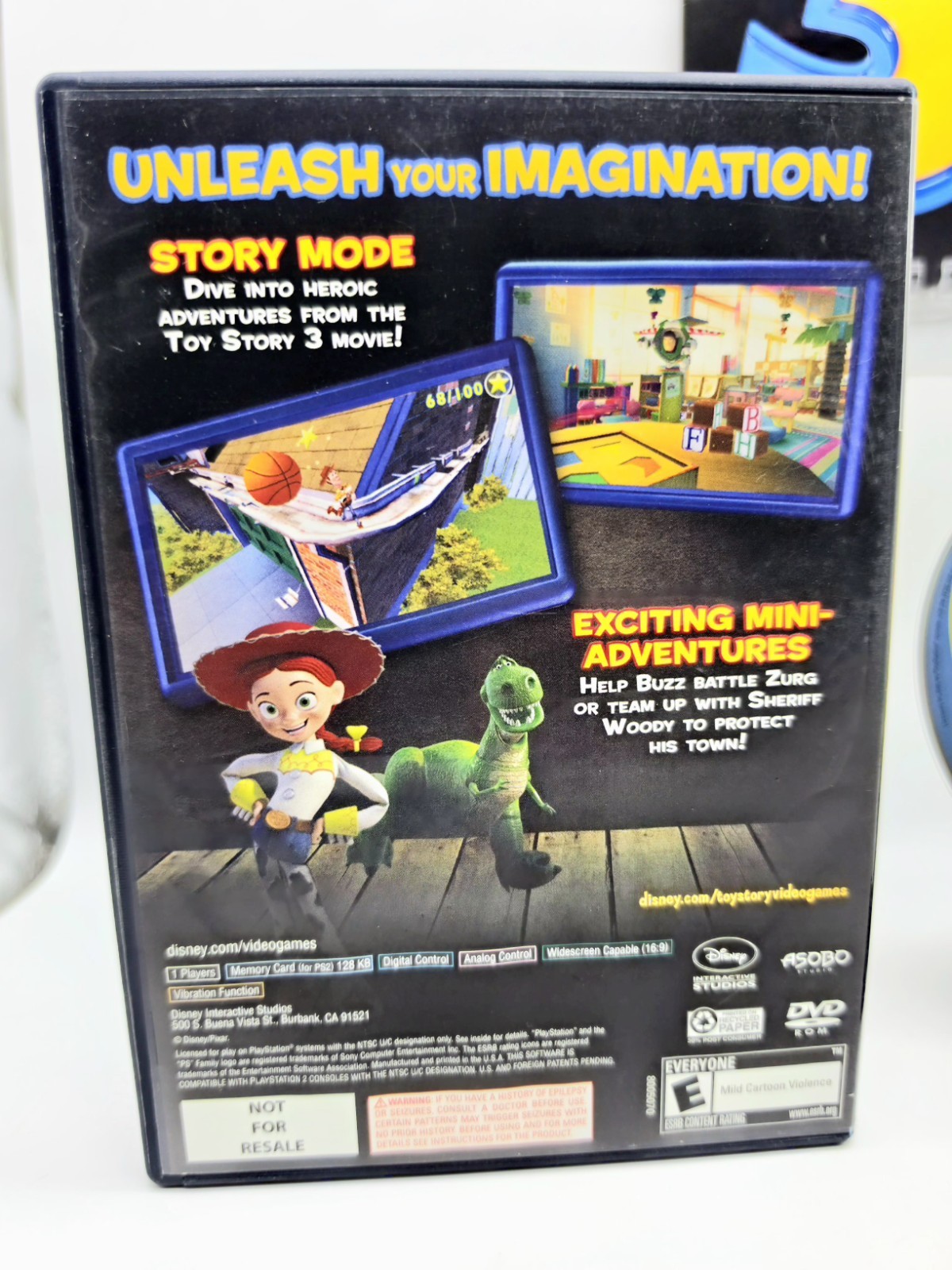 Toy Story 3 PS2 Video Game and Toy Story 3 Dominoes Set Bundle