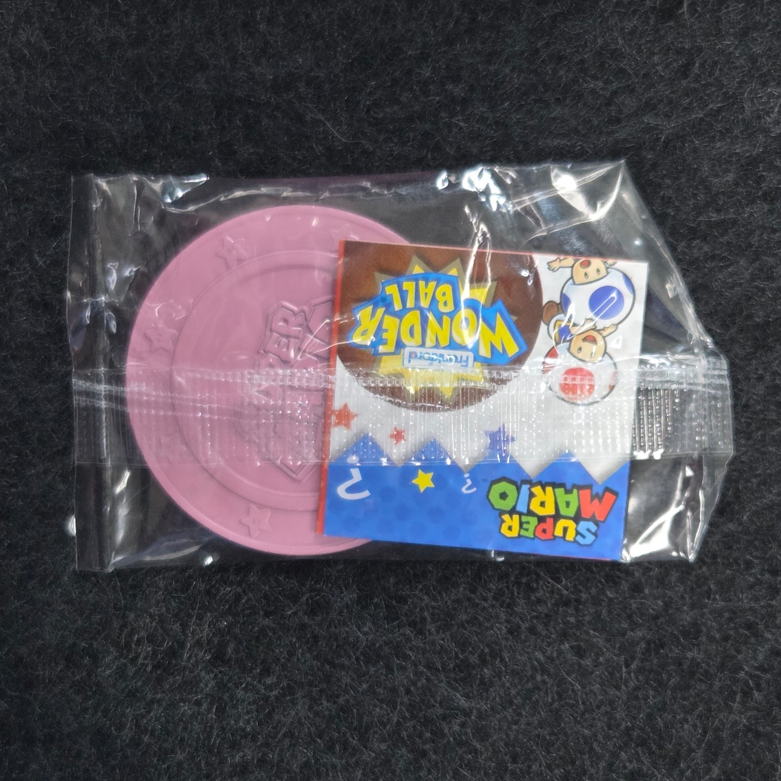 Frankford Wonder Ball Nintendo Super Mario Collectible Pink Princess Peach Coin