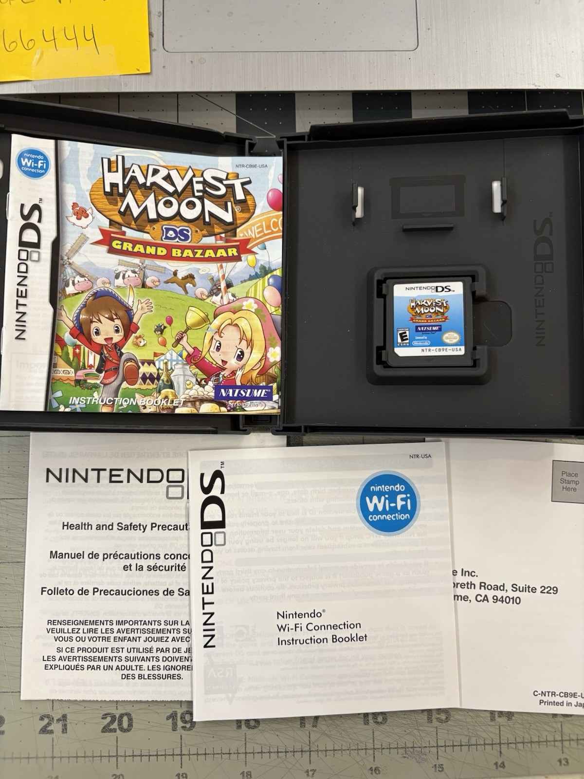 Nintendo Ds Harvest Moon Grand Bazaar Tested Complete Box