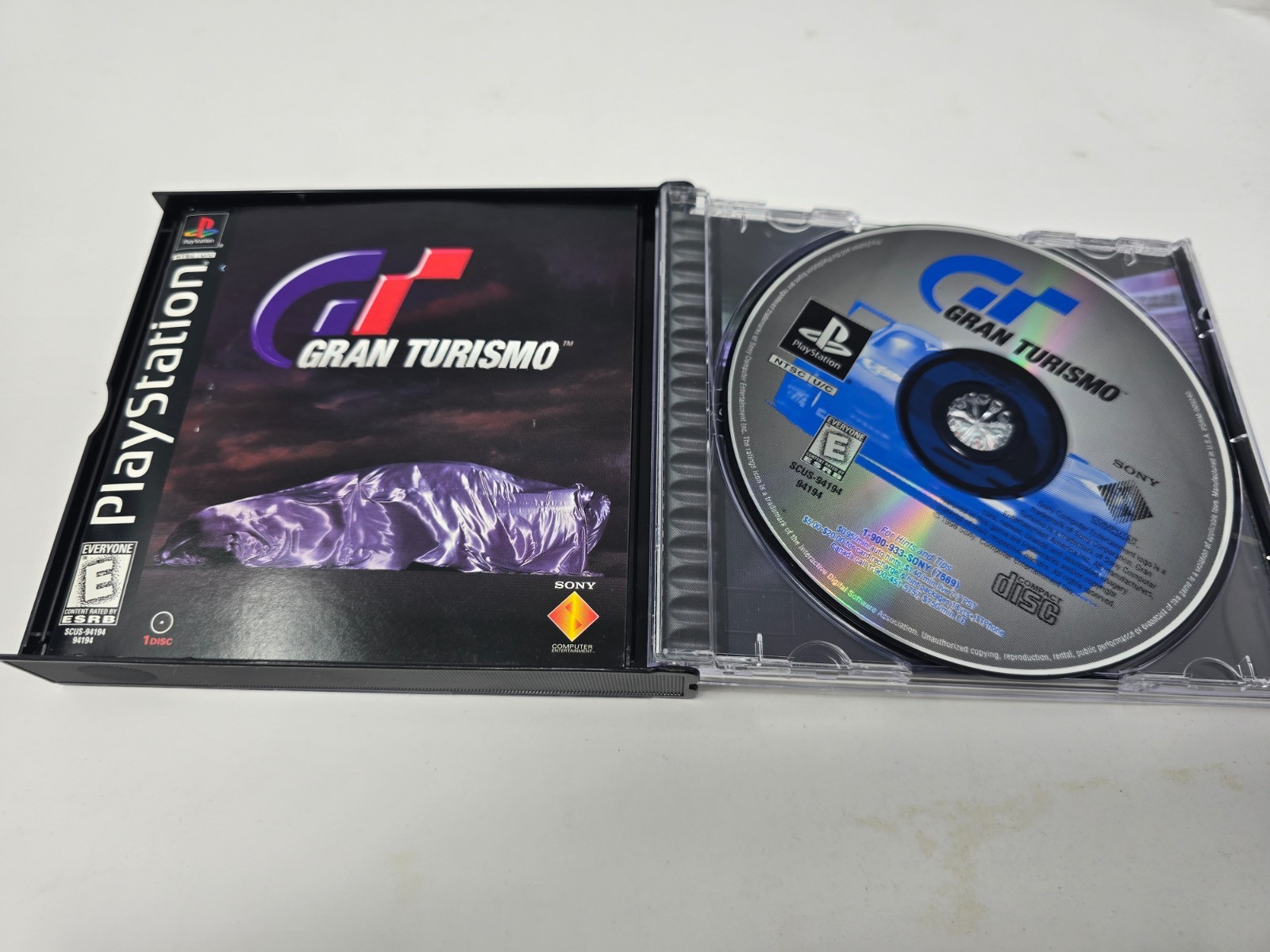 Gran Turismo – Sony PlayStation 1 PS1 Complete Black Label Tested Excellent
