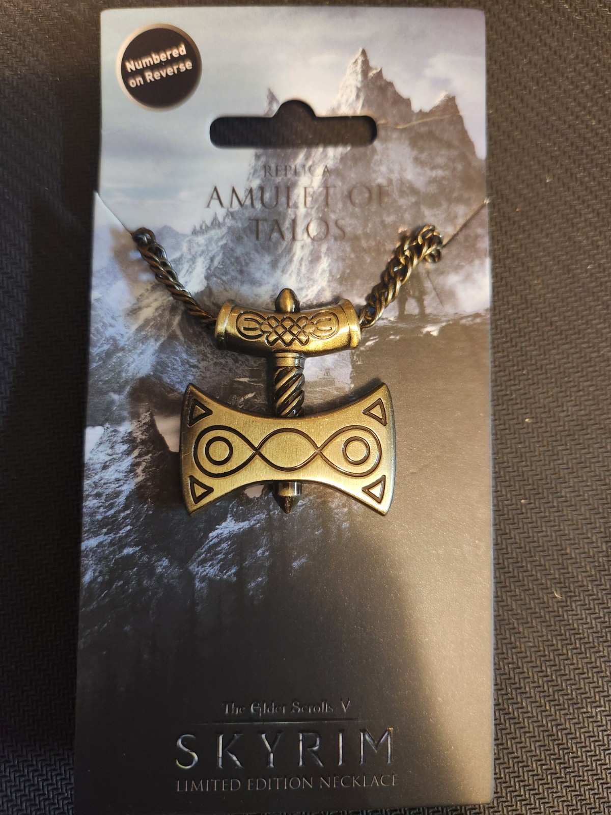 Elder Scrolls V Skyrim Amulet of Talos Limited Edition Necklace by Fanattik
