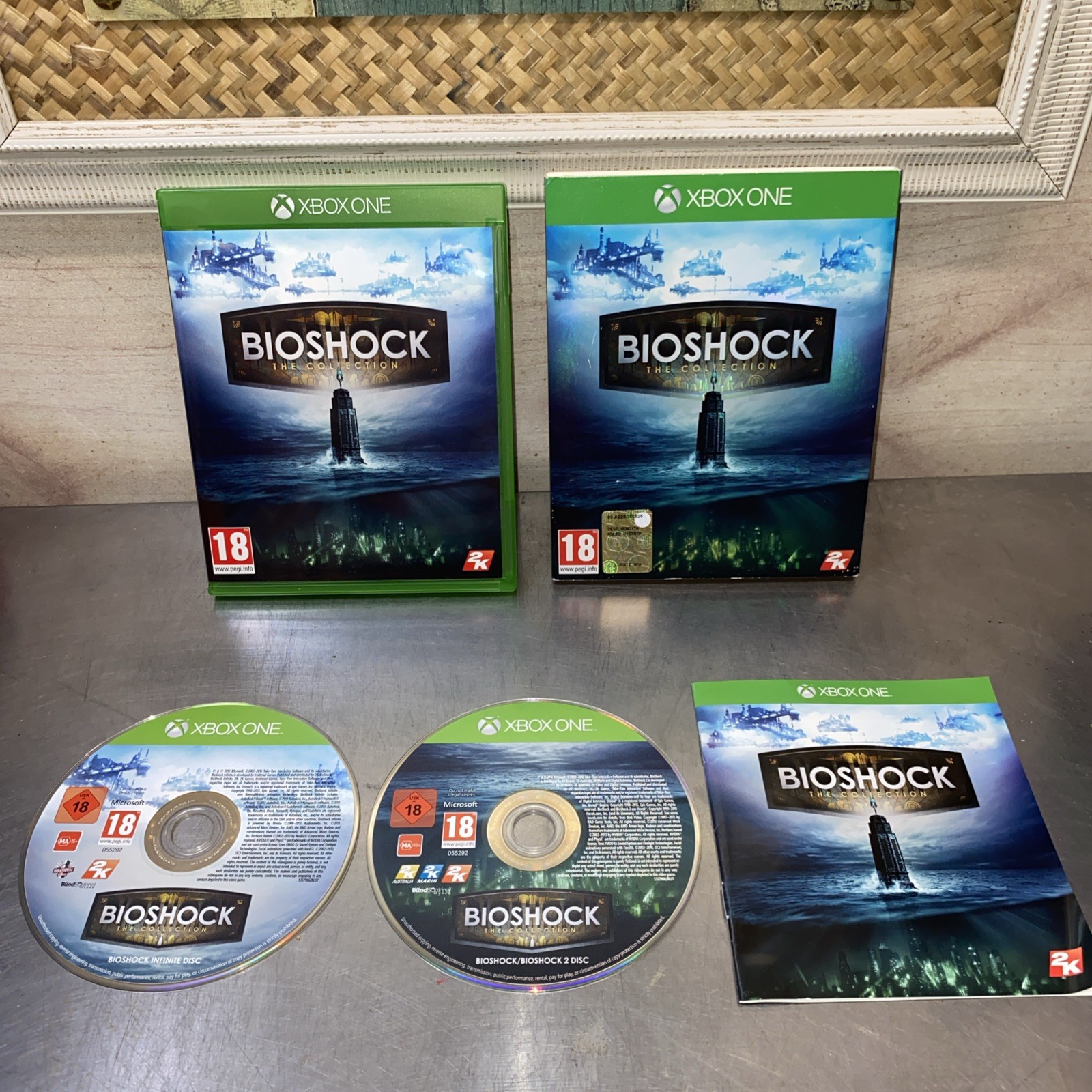 Bioshock: The Collection Xbox One Complete CIB EU Version Read Description!!!…