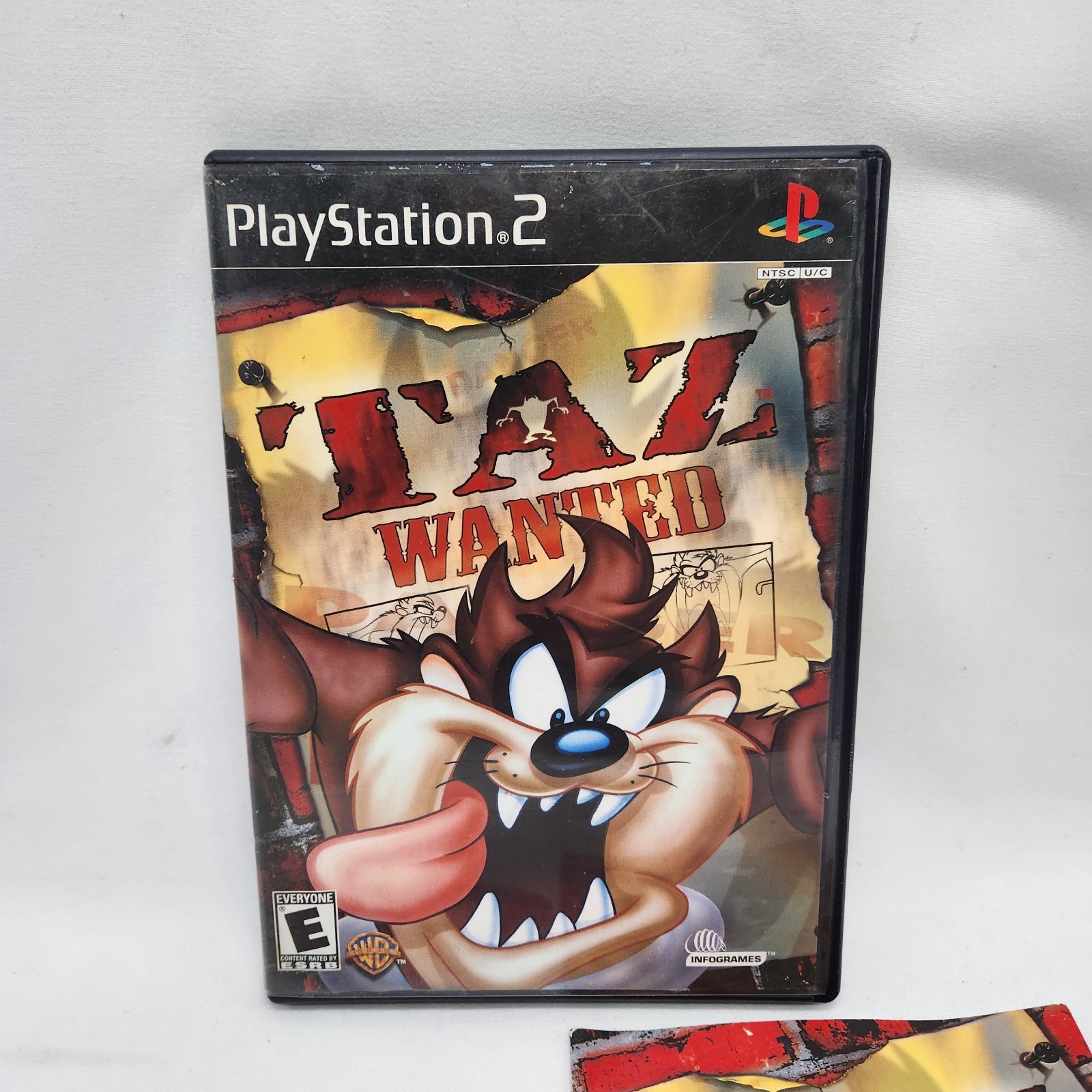 Taz: Wanted Sony PlayStation 2 PS2 Warner Bros Arcade Video Game Complete
