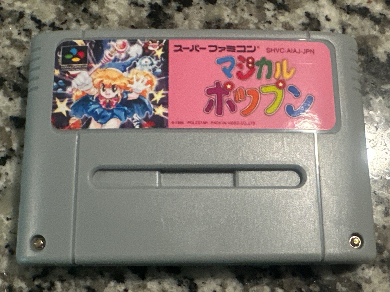 MAGICAL POP’N SNES Tested Working Rare Super Famicom Cart Only Japan