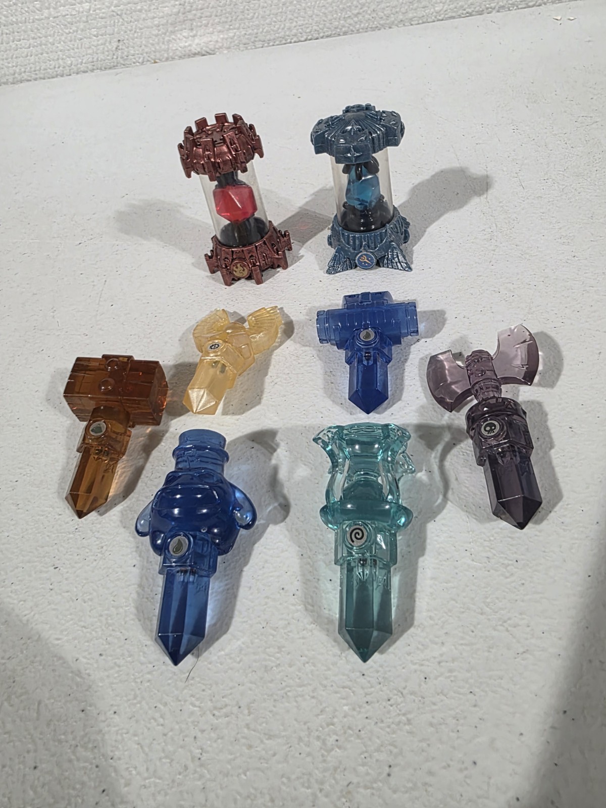 Skylanders Trap Team Traps Lot of 8 Fire Water Earth Light Air Magic Genuine