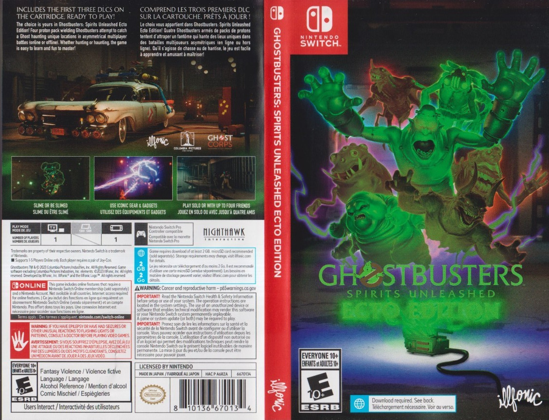 Ghostbusters Spirits Unleashed Ecto Edition Nintendo Switch 2023