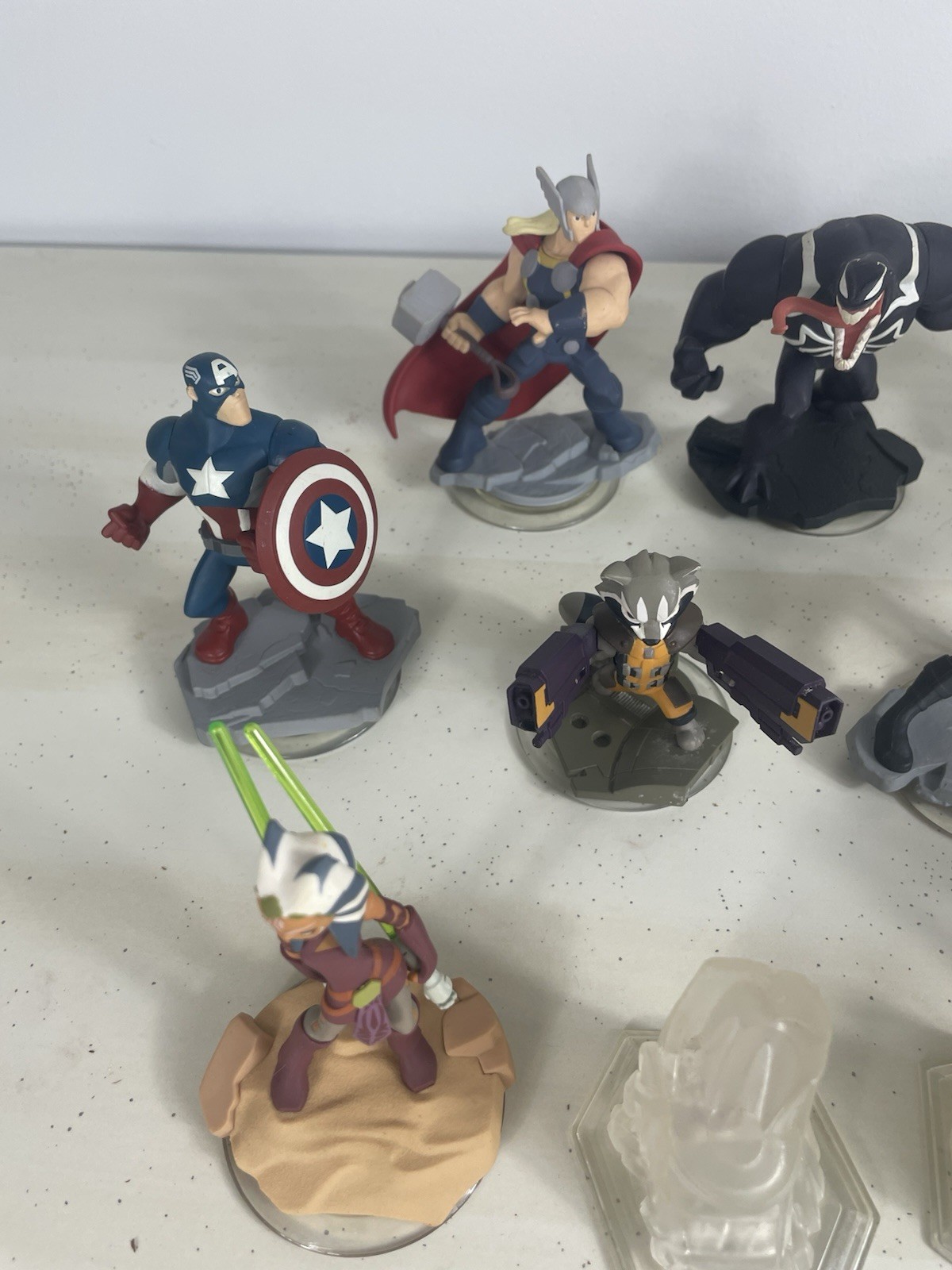 Disney Infinity Marvel & Star Wars Figure Lot Of 11