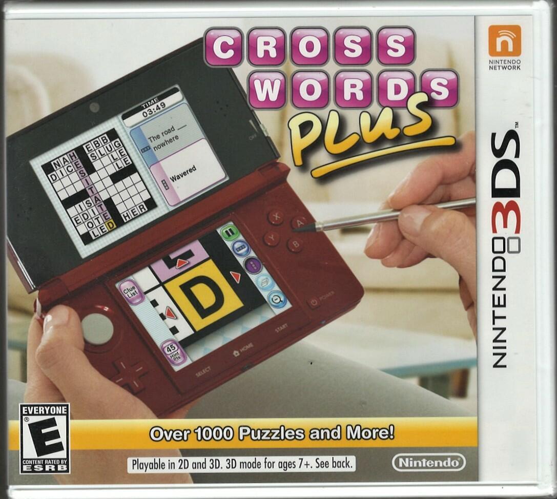 Crosswords PLUS 3DS (Brand New Factory Sealed US Version) Nintendo 3DS, nintendo