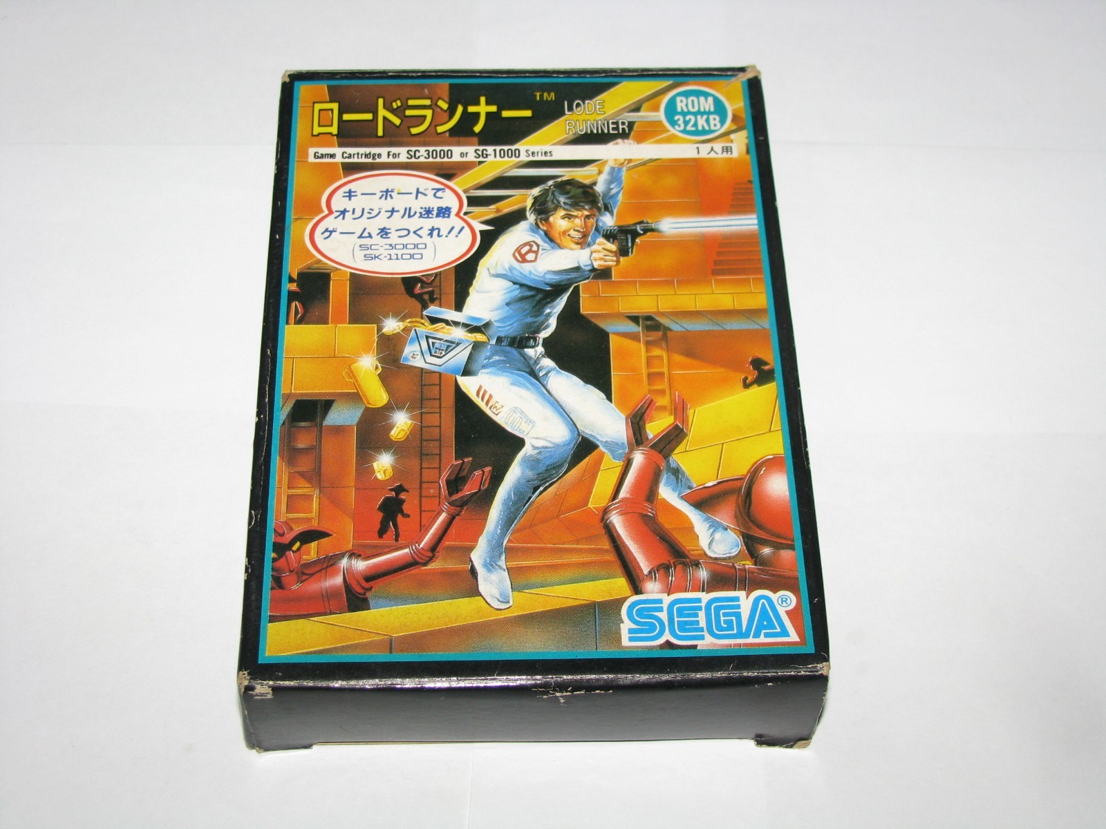 Lode Runner (ROM 32KB Box, no manual) Japan Sega SG-1000 SC-3000 SMS US Seller