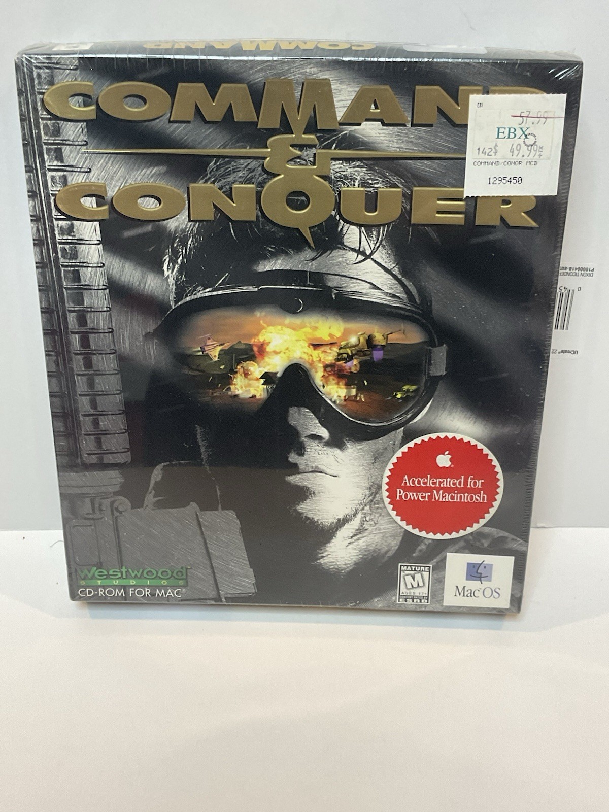 Vintage Macintosh Game Command & Conquer Westwood Studios Virgin NOS Sealed