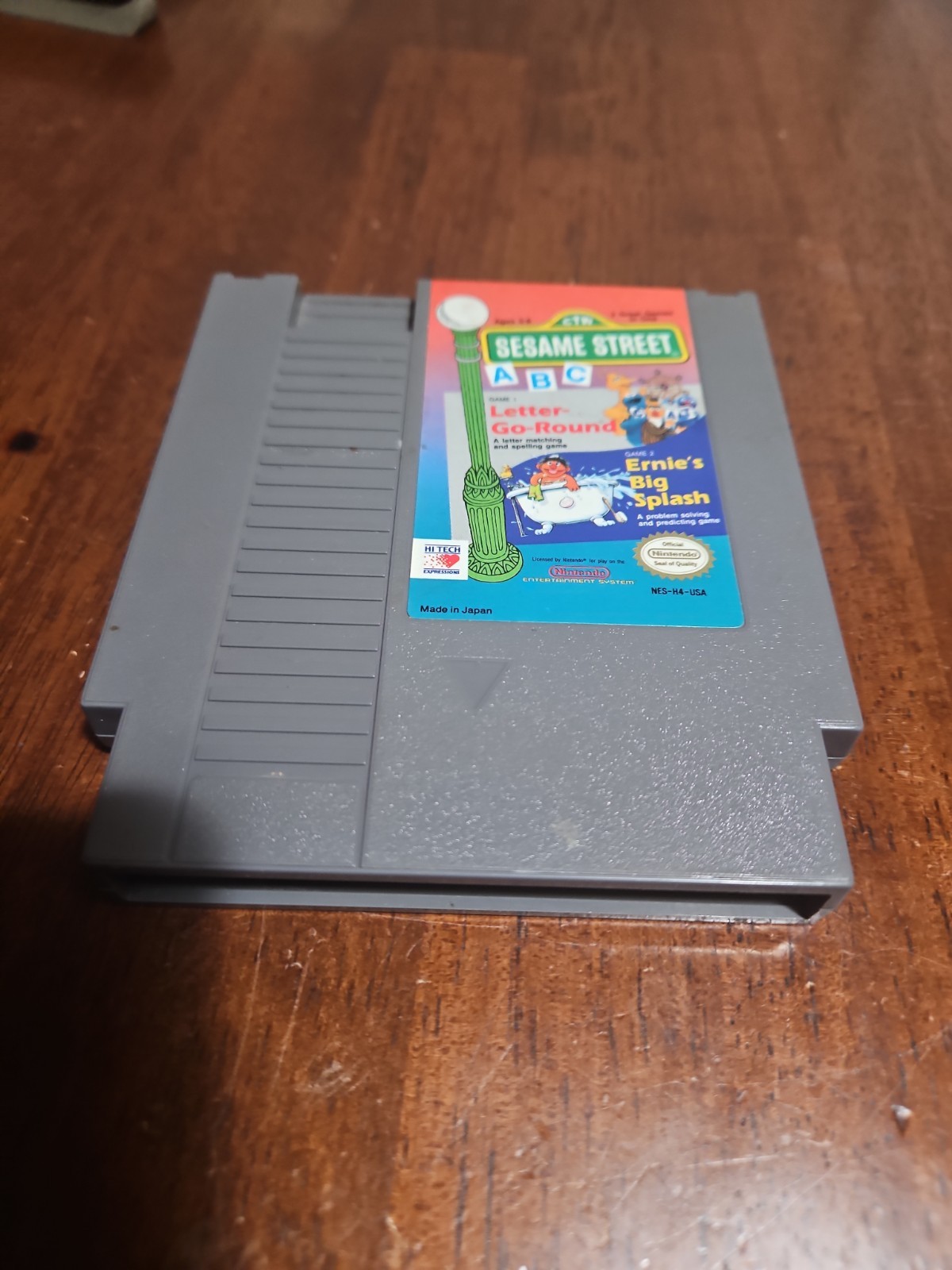 Sesame Street ABC NES Nintendo Game