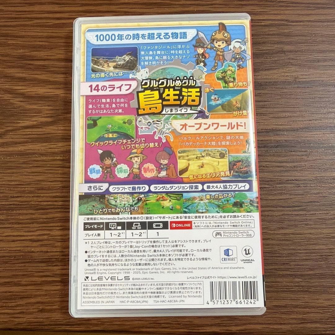 FANTASY LIFE i The Girl Who Steals Time SWITCH Multilingual Used