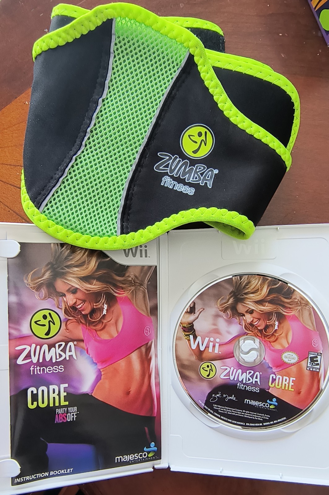 Zumba Fitness Core (Nintendo Wii, 2012) w/ Fitness Belt – Never Used