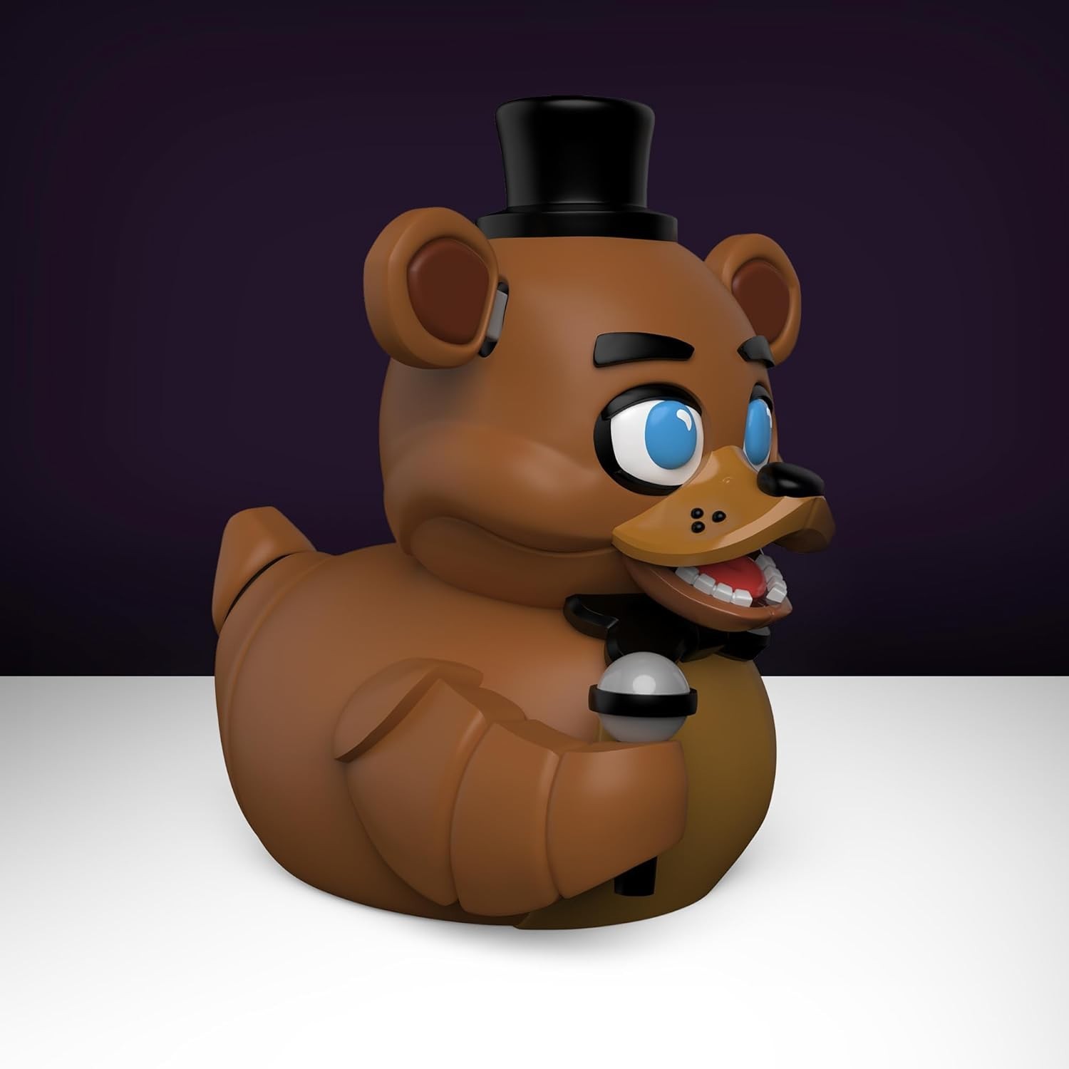 First Edition Freddy Fazbear Cosplaying Rubber Duck Figure – FNAF Collectible