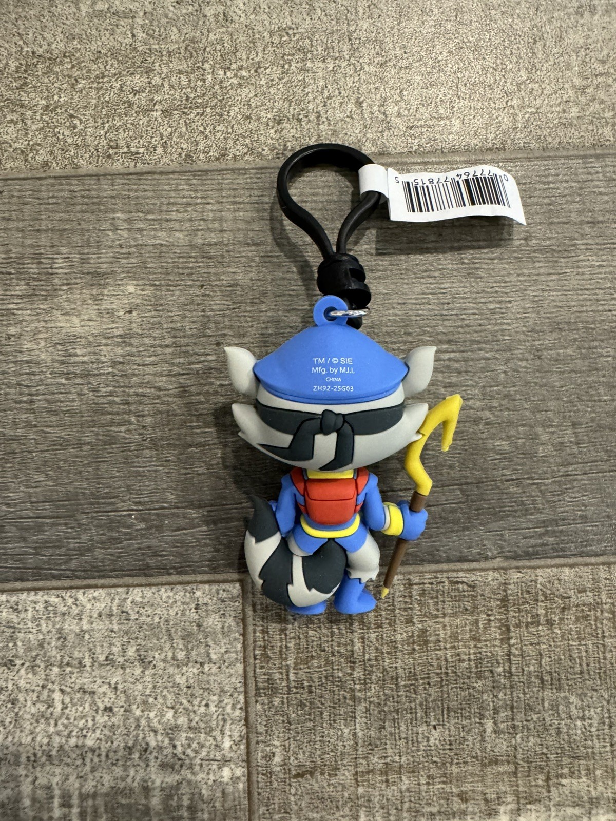 PlayStation Sly Cooper Figural Bag Clip Keychain Series 1