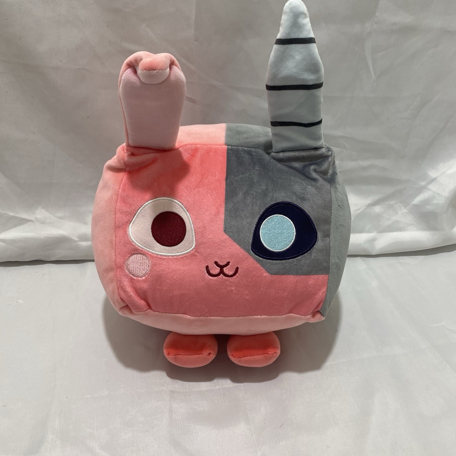Big Games Pet Simulator X Cyborg Bunny Deluxe Tech Plush 9” PhatMojo Roblox