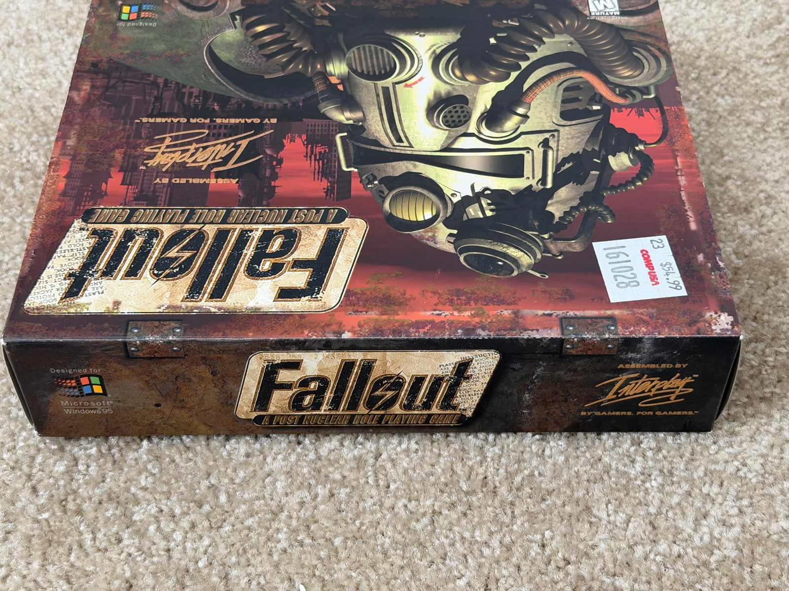 FALLOUT 1 A POST NUCLEAR ROLE PLAYING GAME INTERPLAY 1997 BIG BOX USED