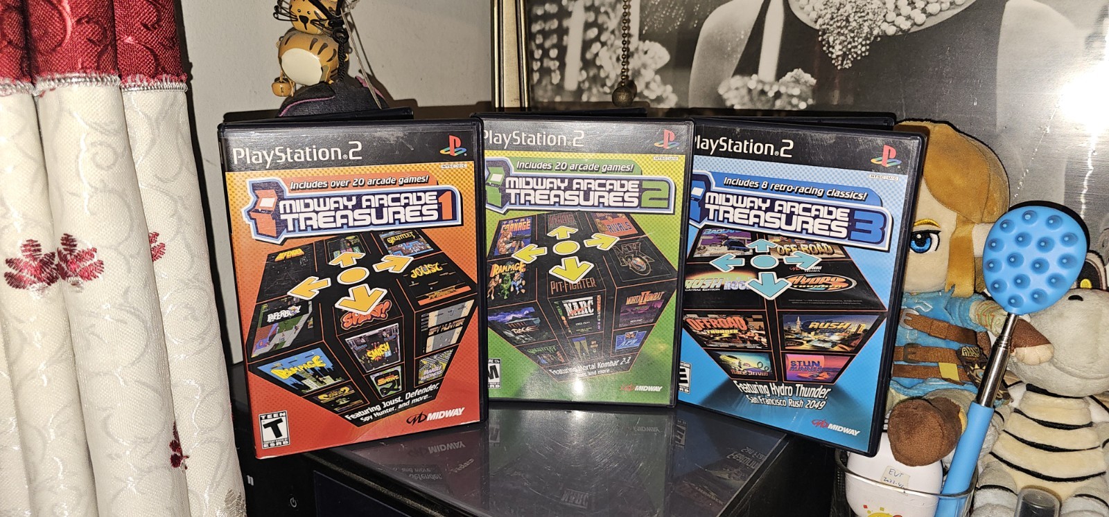 PS2 Games Lot Midway Arcade Treasures 1 2 3 (Sony PlayStation 2) FREE SHIPPING