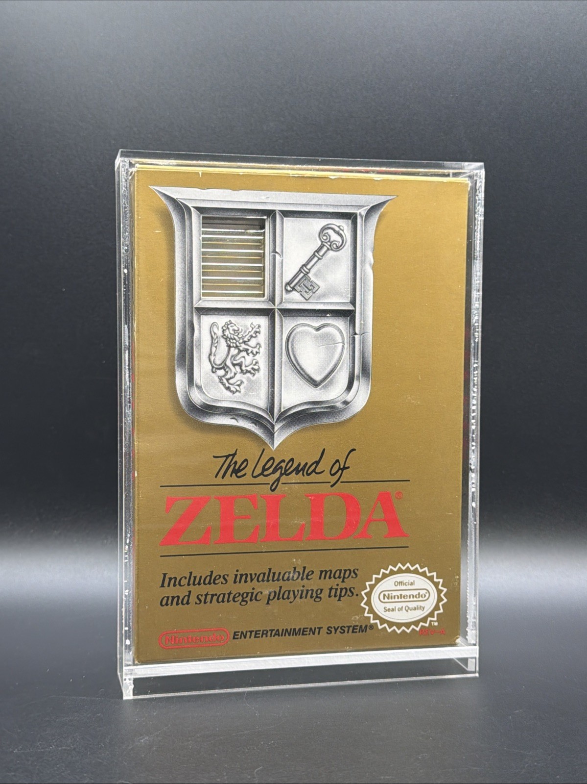The Legend Of Zelda Oval Seal Box Original Nintendo Entertainment System NES CIB