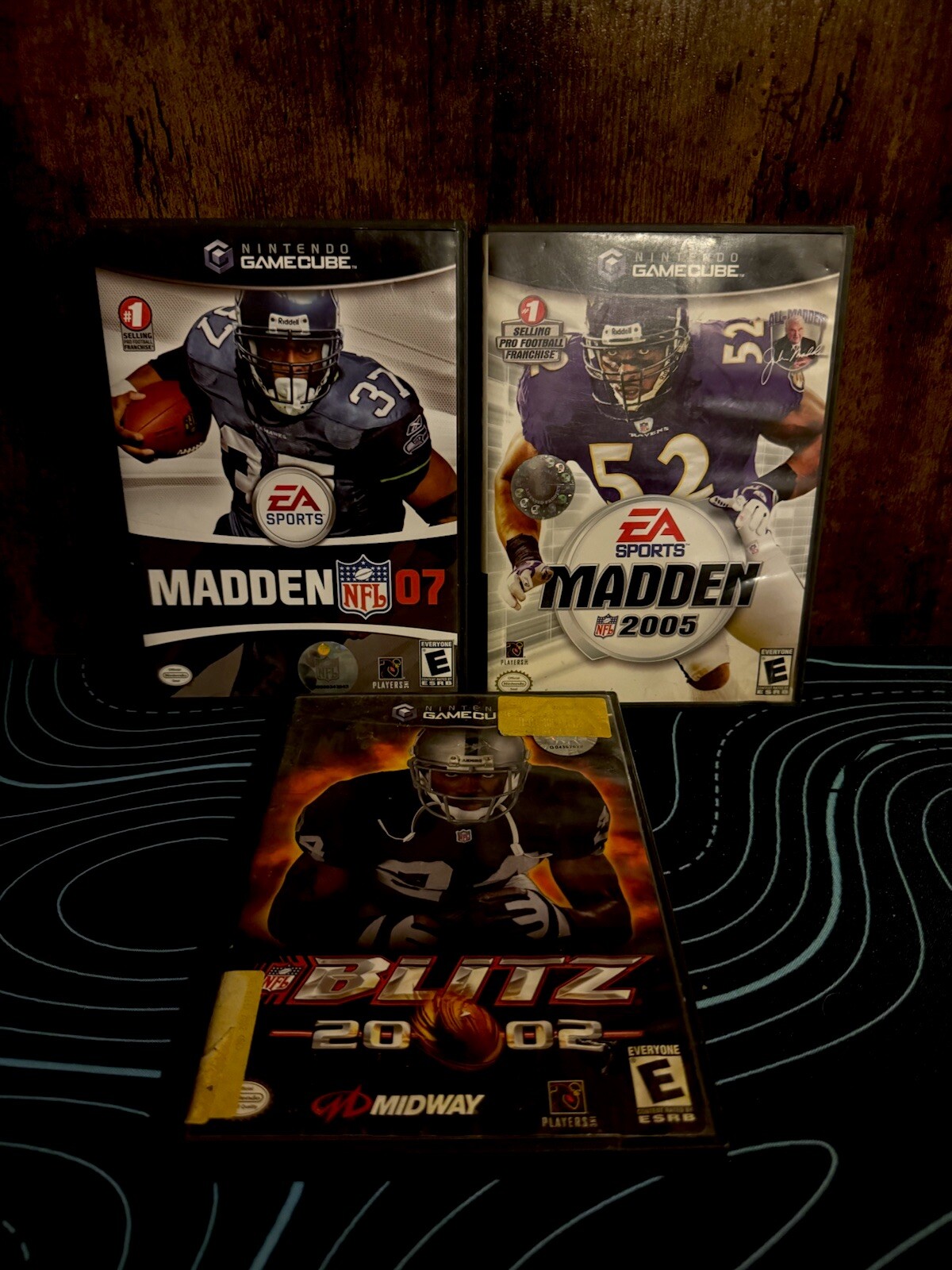 Nintendo GameCube Video Games Lot Madden 05 07 NFL BLITZ 2002
