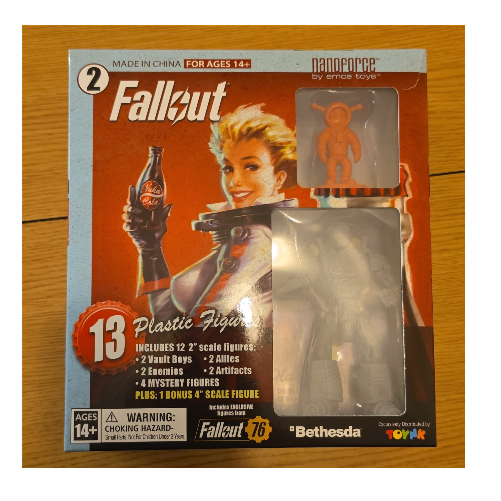 Nanoforce EMCE Toys Fallout 76 Series 1 Boxed 13pc Plastic Figures Set