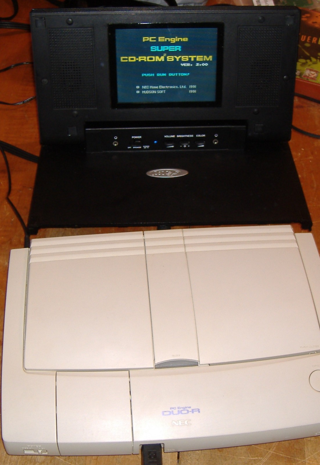 PC ENGINE DUO-R TURBO GRAFX SYSTEM CONSOLE REGION SWITCH SCART CABLE CUSTOM PCE