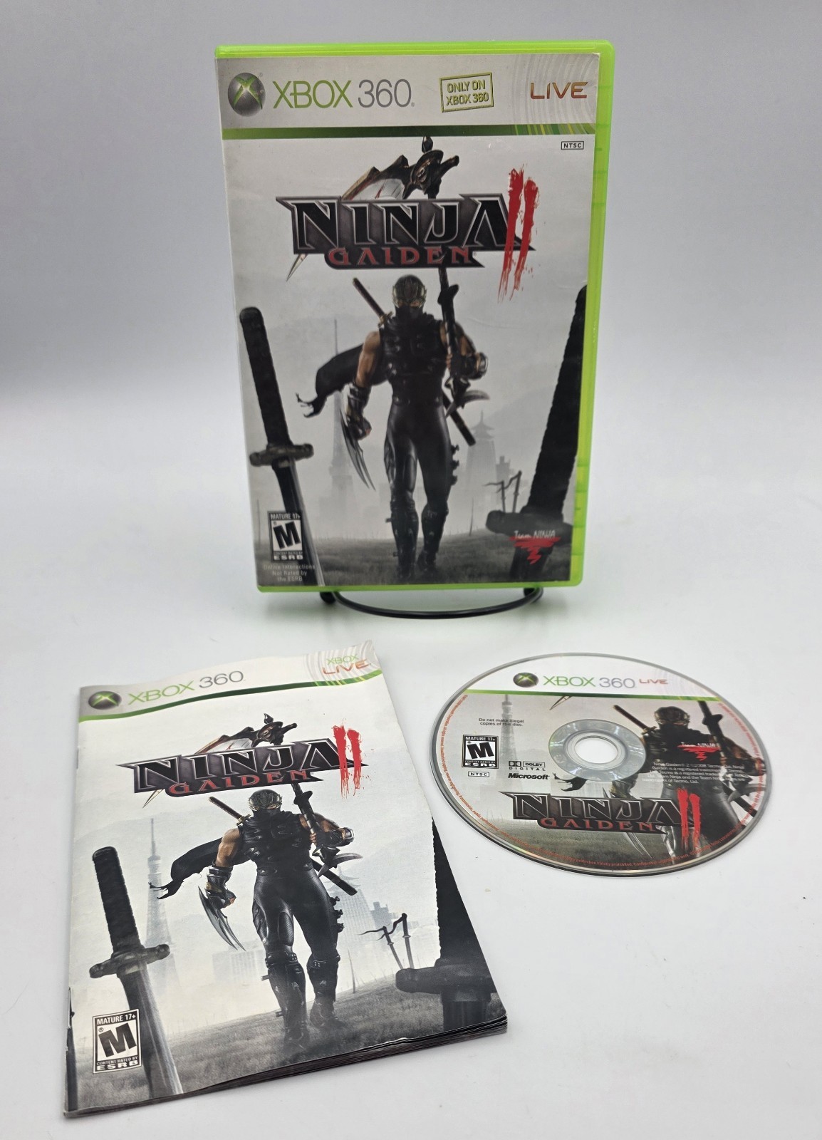 Ninja Gaiden II (Microsoft Xbox 360, 2008) Complete | CIB ~Tested and Working~