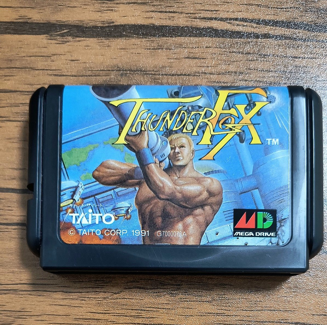 Thunder Fox Sega Mega Drive NTSC-J Japan CIB Box Manual Tested Taito