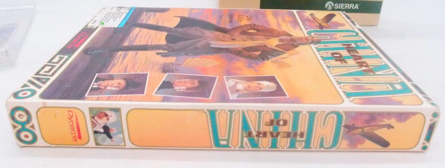 Heart of China (PC, 1991) Big Box 5.25″ Disks