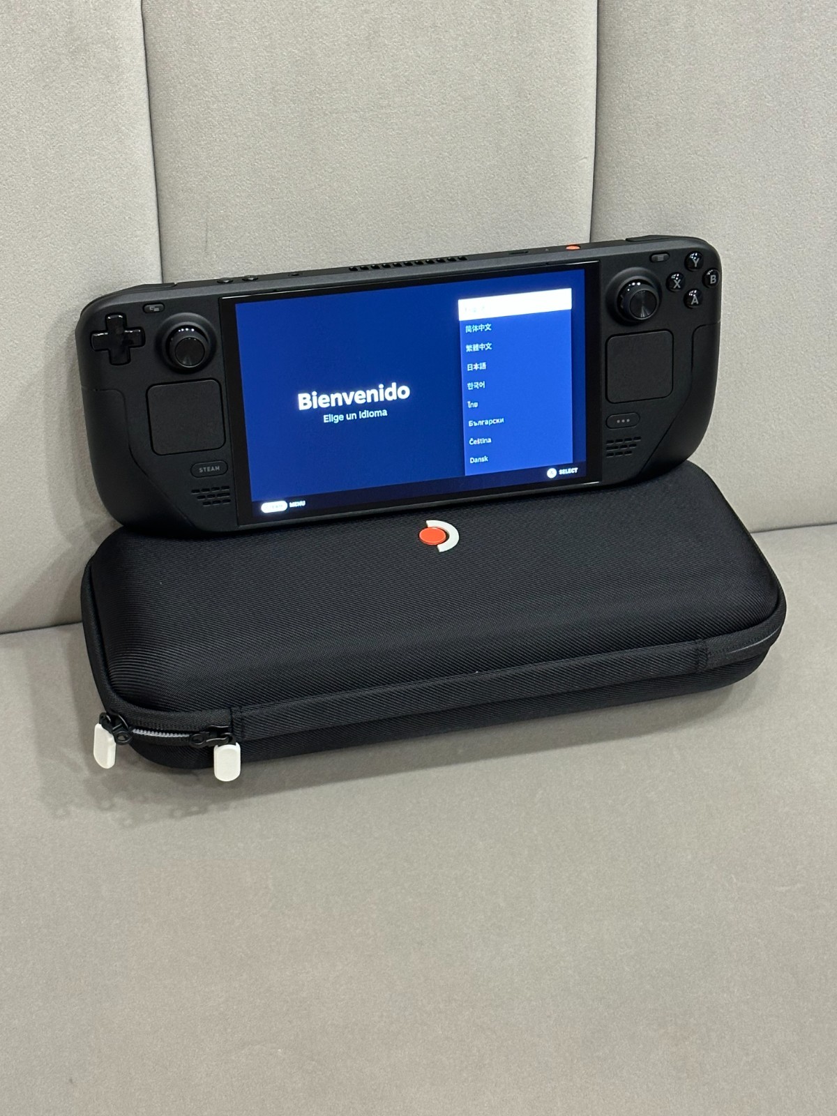 Valve Steam Deck OLED 512GB Black with Carrying Case & Charger