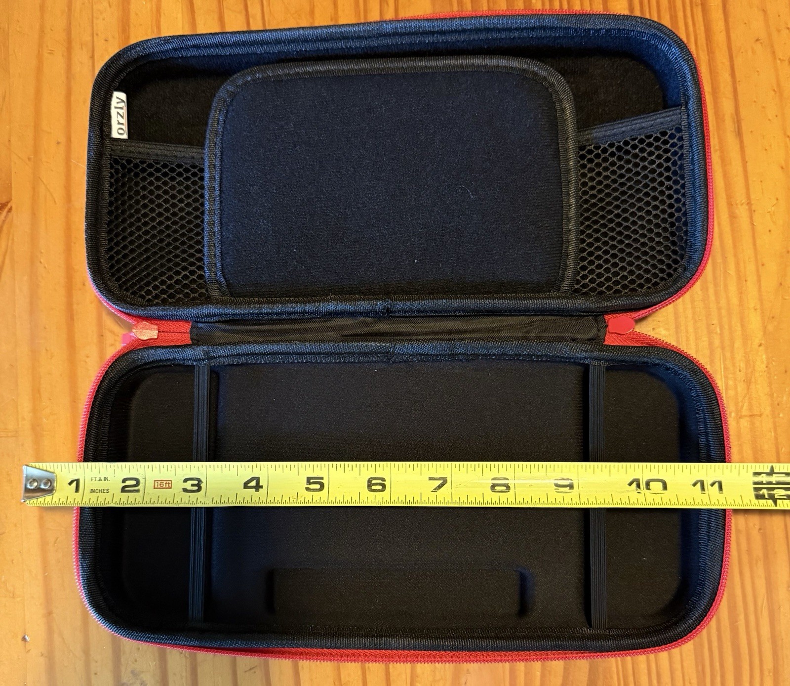 Nintendo Switch Orzly Hard Shell Carrying Travel Case Red + Extras Vi02