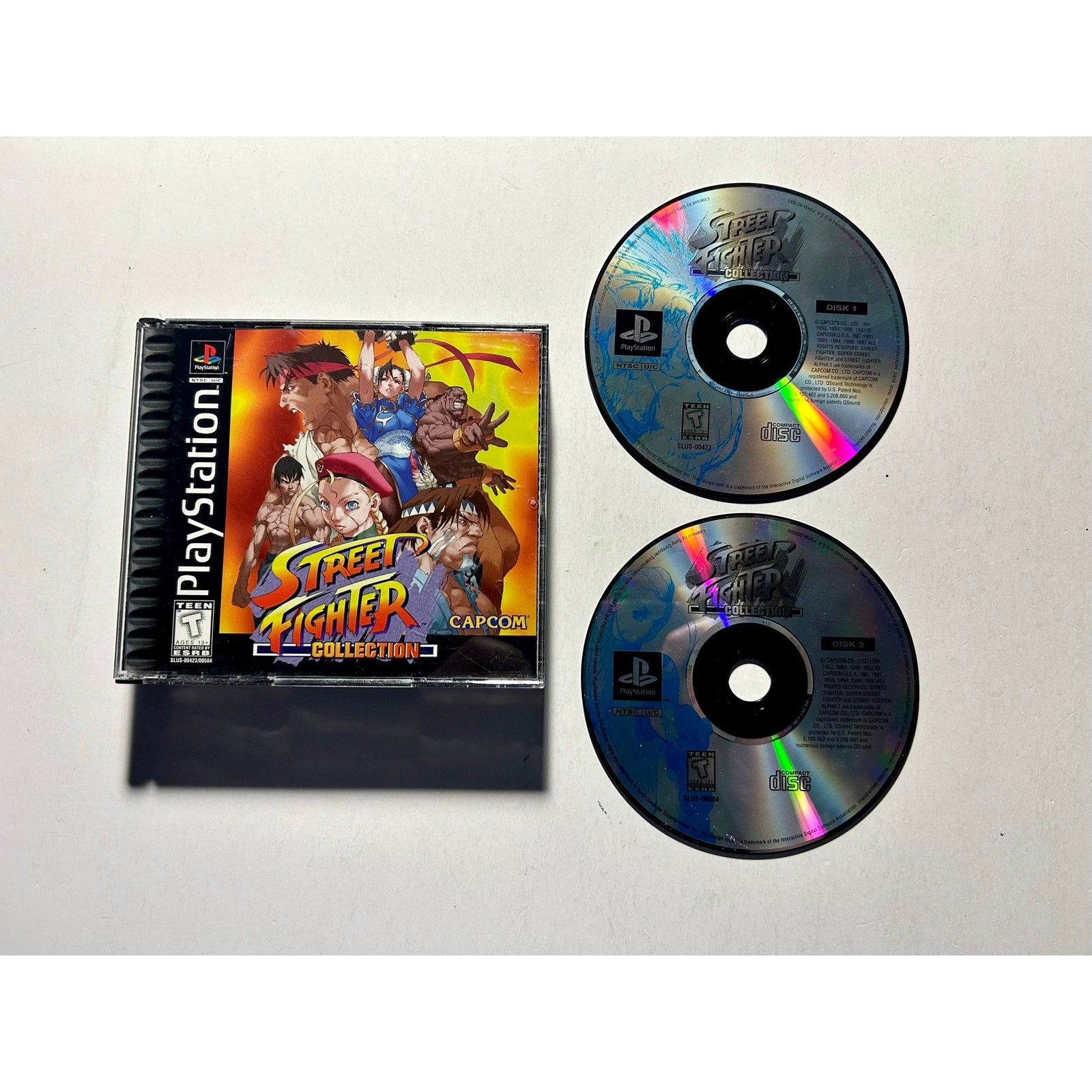 Street Fighter Collection (PS1 PlayStation 1)works 🔥