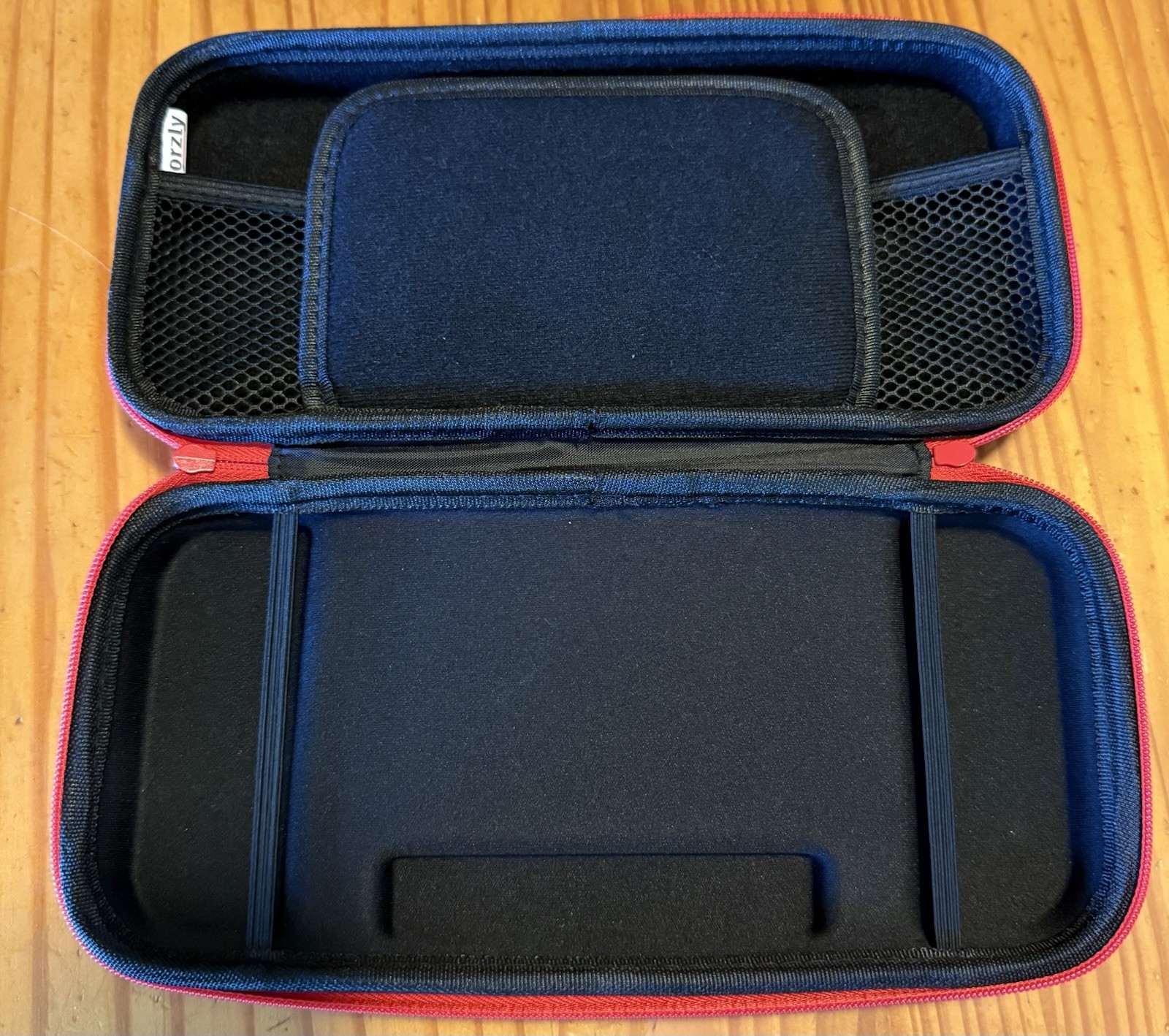 Nintendo Switch Orzly Hard Shell Carrying Travel Case Red + Extras Vi02