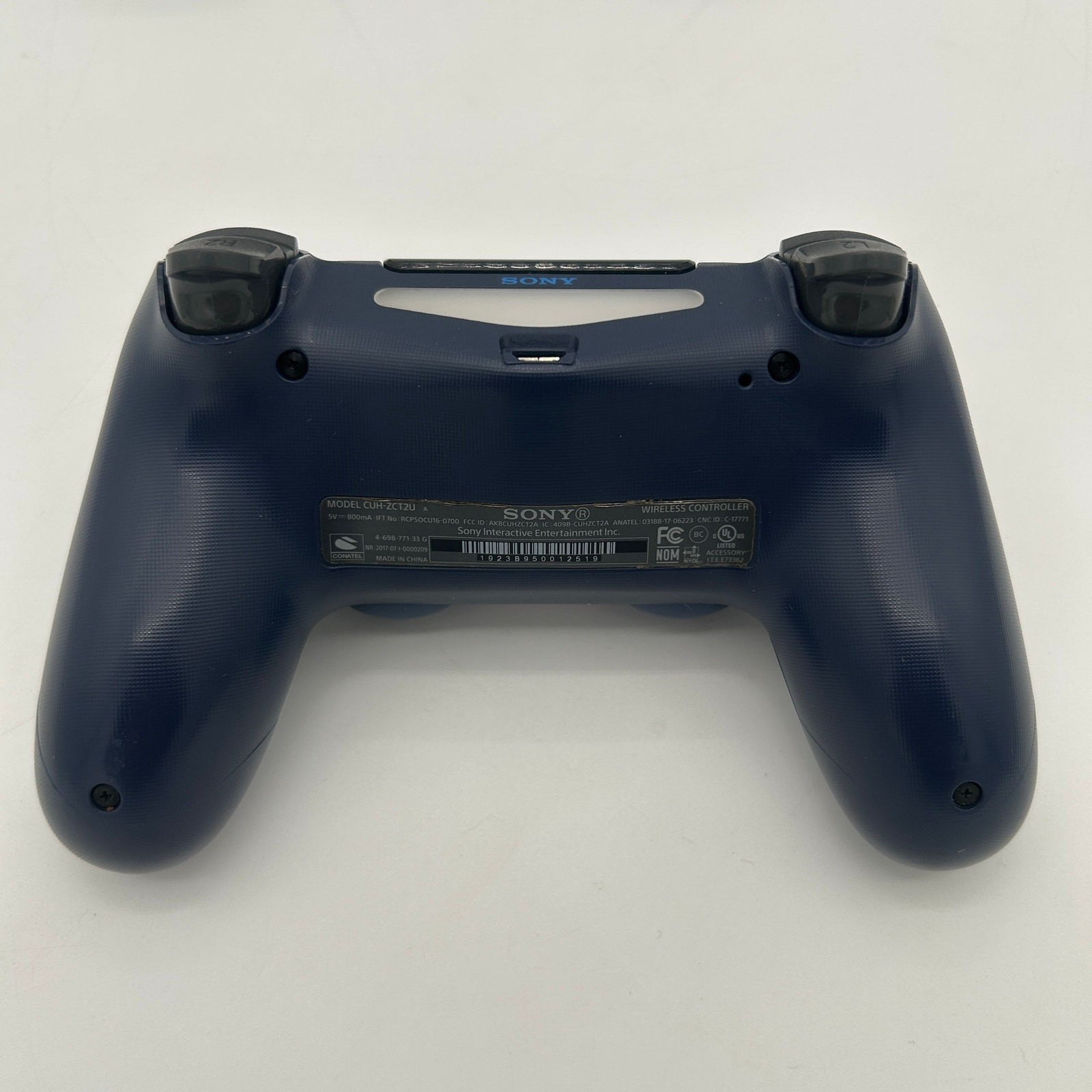 Sony PS4 Slim Console 2215A 500GB w/ Blue DualShock 4 Controller & Power Cable