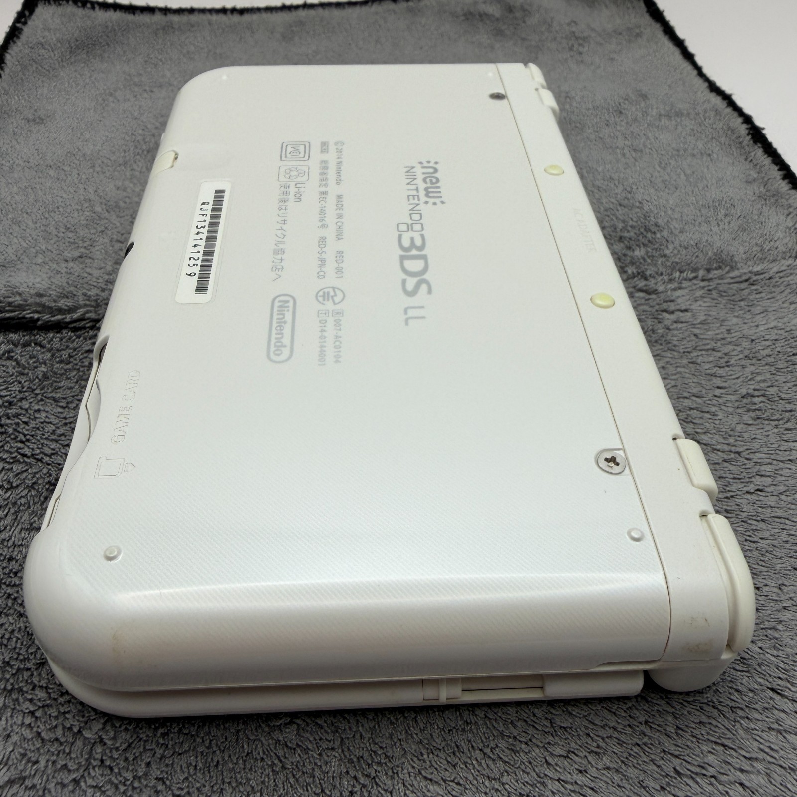【Excellent5】Nintendo NEW 3DS LL XL Pearl White Mario Game Console From Japan