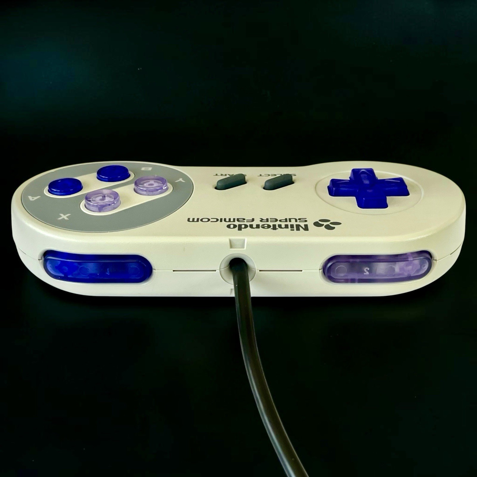 Custom OEM Super Nintendo Controller Clear Buttons NEW 6ft Cable Tested SNES SFC
