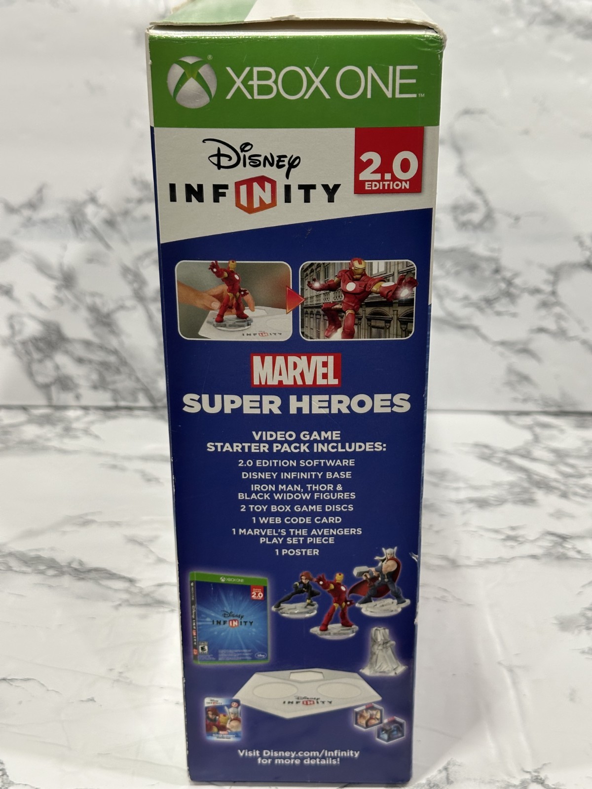 Disney Infinity 2.0 Marvel Super Heroes Starter Pack + Game Xbox One 8038023 NIB
