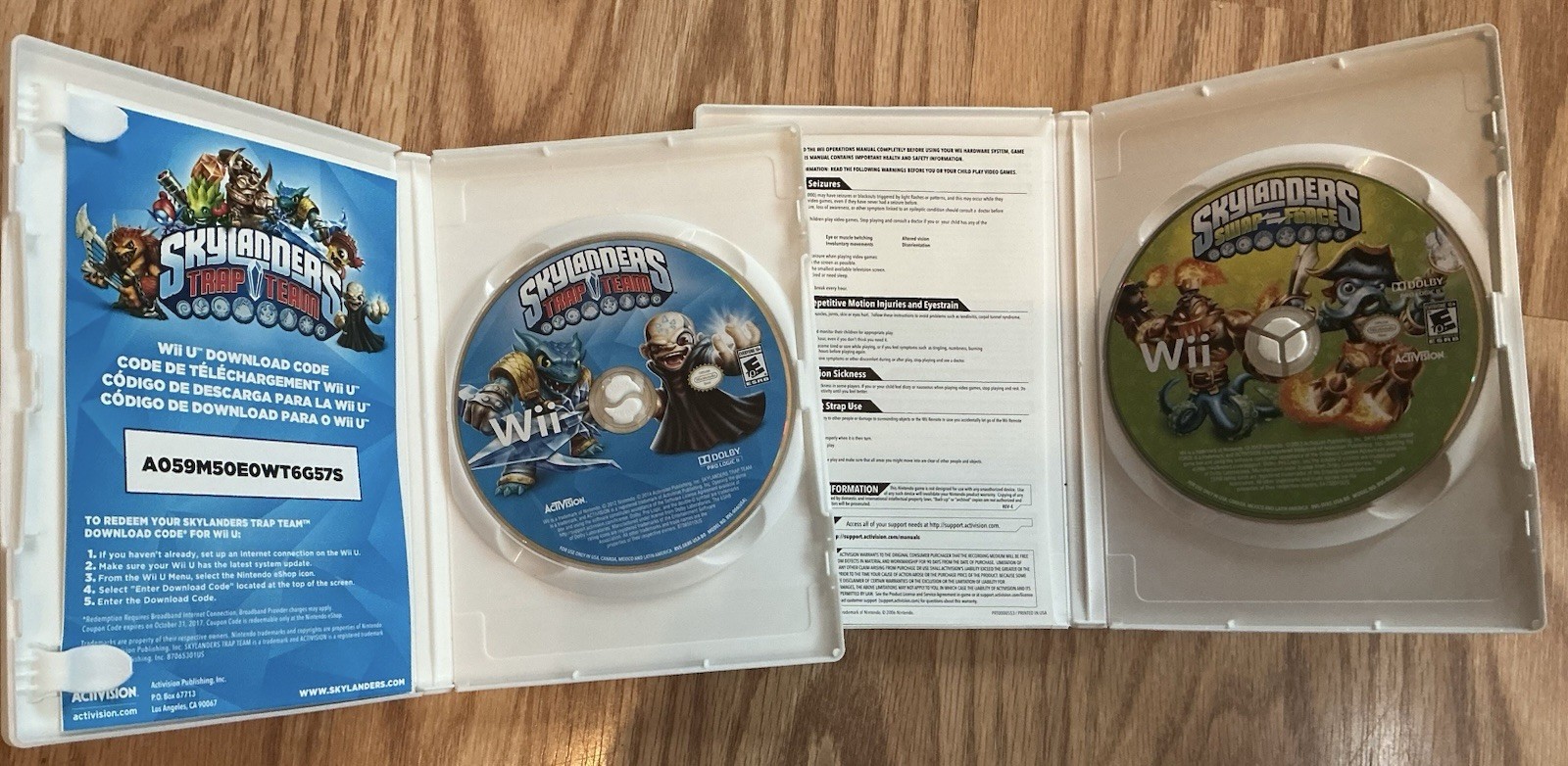 Skylanders Wii Games, Characters, And Portals Lot