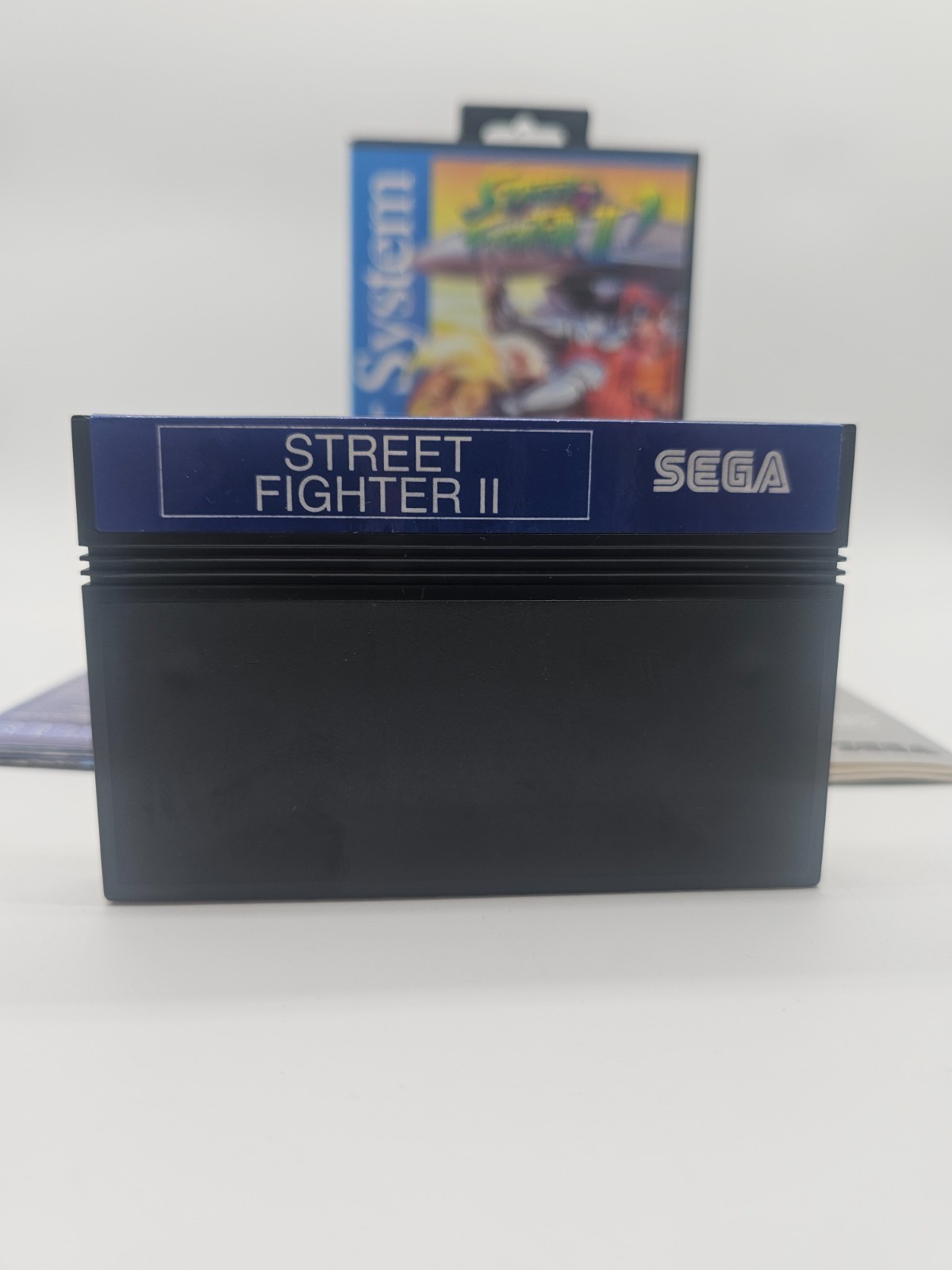 Street Fighter 2 Sega Master System PAL CIB Brazil Exclusive VERY RARE CLEAN!