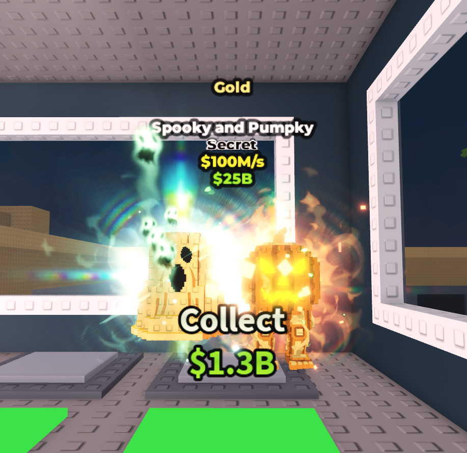 Spooky And Pumpky 100m/s [ GOLD ] – Steal A Brainrot