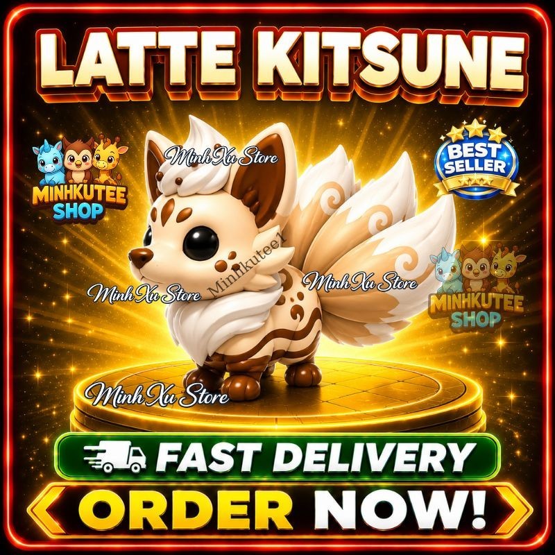 🦊 Latte Kitsune | MFR/NFR/FR Meega & Neoon Adopt Pet – Trusted Store ⚡ Get Now