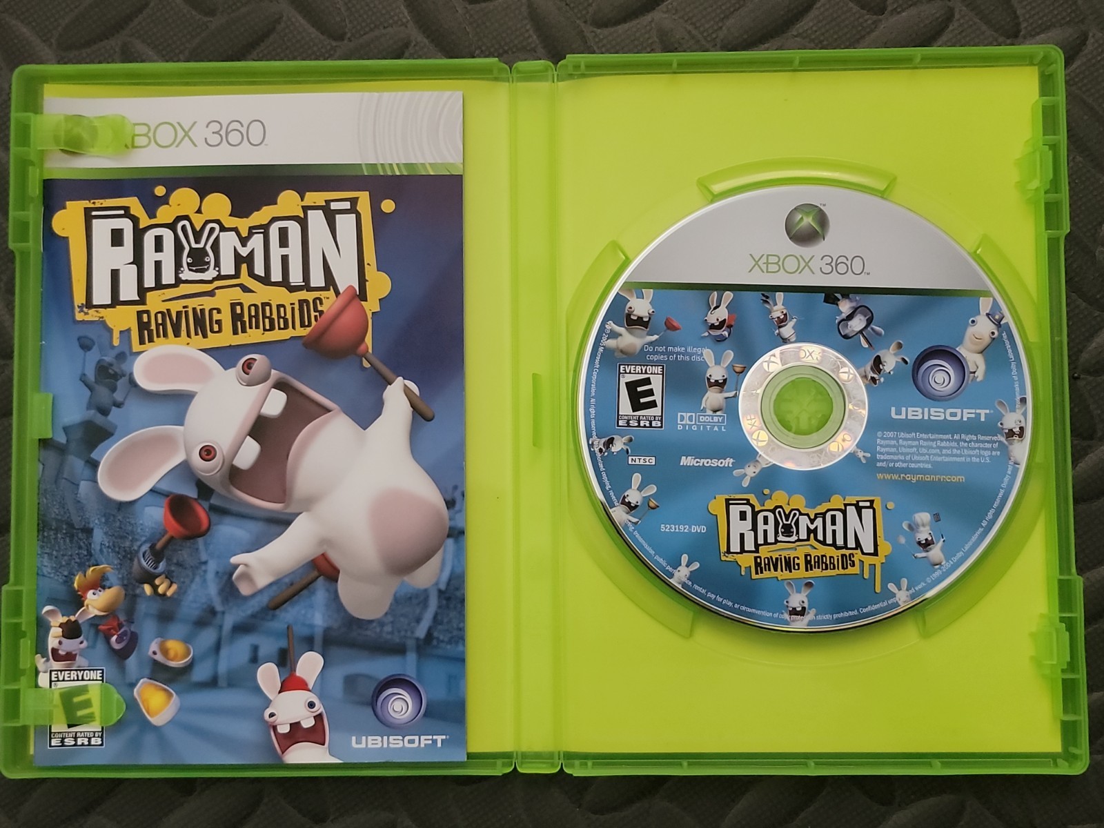 Rayman Raving Rabbids (Microsoft Xbox 360, 2007)