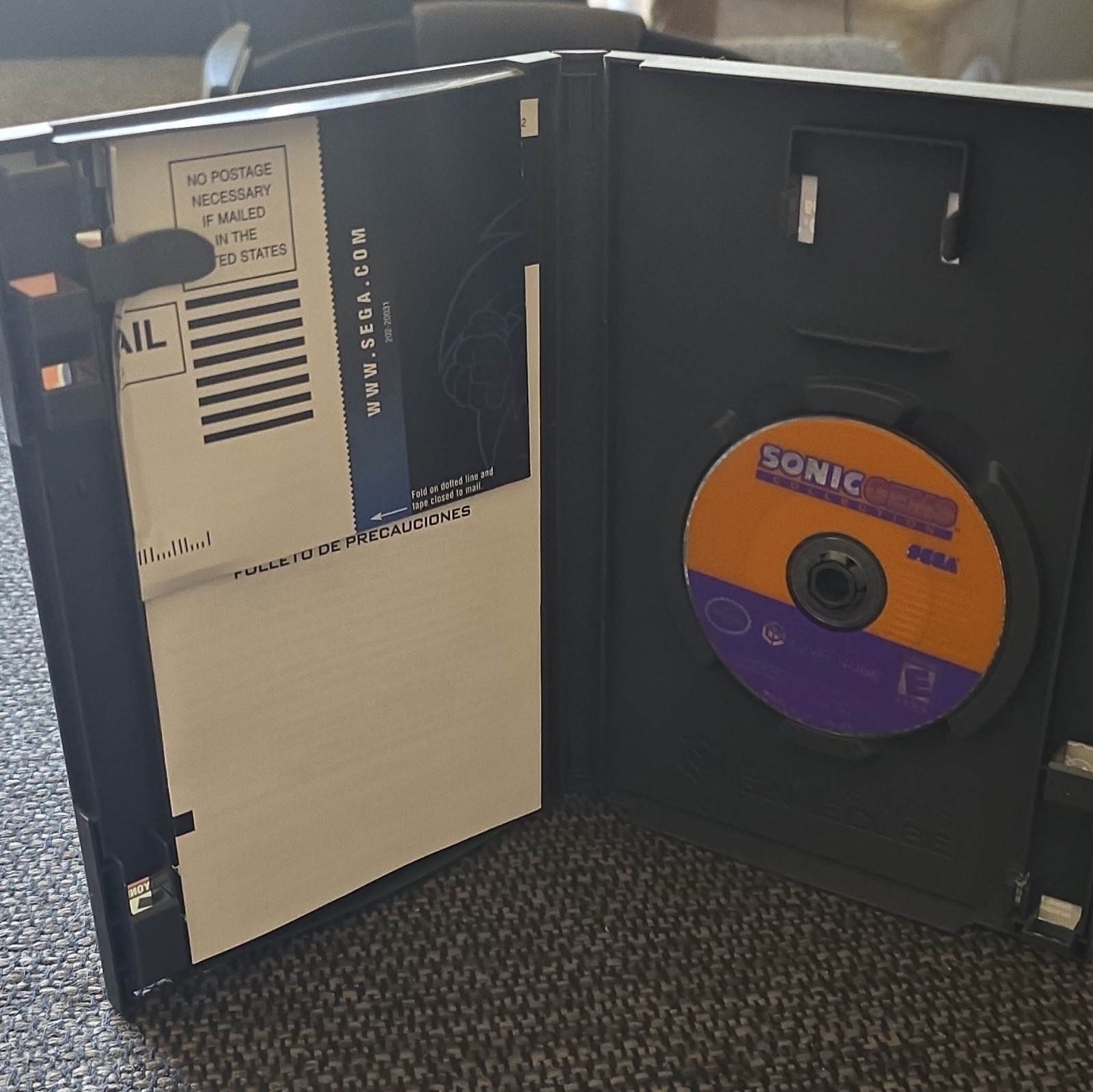 SEGA Sonic Gems Collection Nintendo GameCube 2005 NTSC-U/C E Manual Included